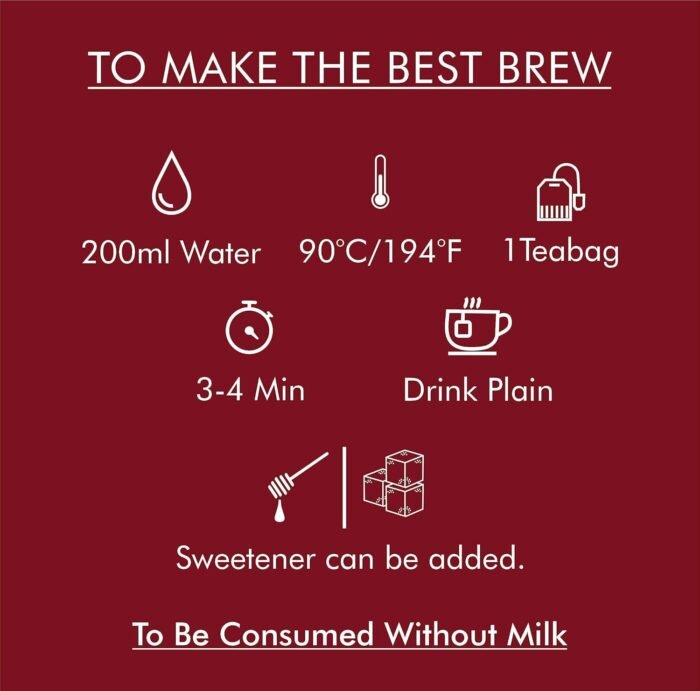 Octavius Classic Darjeeling Black Tea -50 Tea Bags Pure Authentic Darjeeling Tea - Image 6