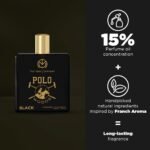 The Man Company Polo Black Perfume for Men – 100 ml | Premium Long Lasting Fragrance Spray | Eau De Parfum | Citrusy, Earthy & Spicy | Date Night Body Spray - Image 2
