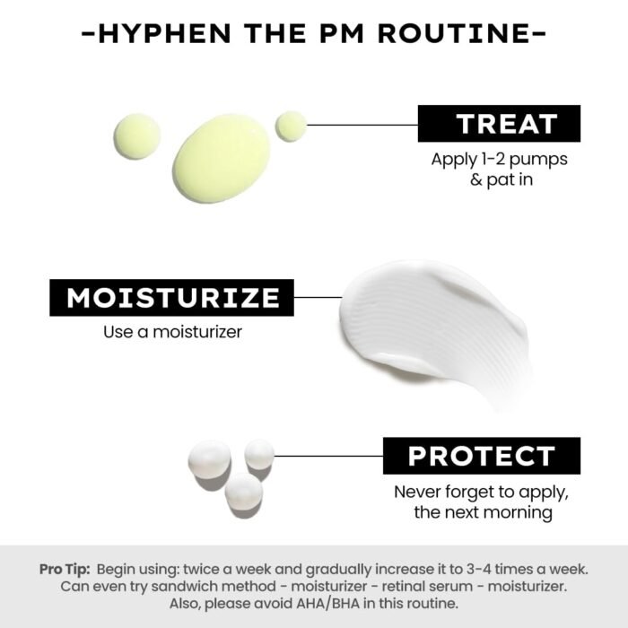 Hyphen 0.1% Retinal Reset Serum Pro | 30% More Effective than Retinol Serum| Advanced Anti Ageing Face Serum | Reduces Fine Lines & Wrinkles | Serum for Women and Men | Boosts Collagen, Hydrates & Soothes Skin-30 ml - Image 7