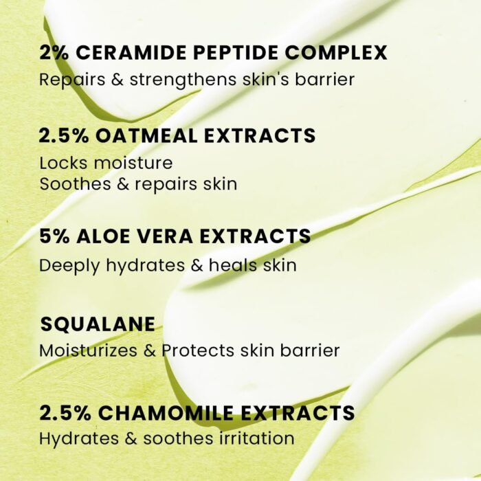 Hyphen 2% Ceramide-Peptide Complex Barrier Repair Face Moisturizer- Oily Skin | Lightweight Gel Cream, Oil-Free Hydration- Dull, Dehydrated Skin | Non-Comedogenic Non-Sticky Cream for Women, Men -50ml - Image 6