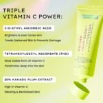 Hyphen Brightening Face Moisturizer with THD- 20% Kakadu Plum, Highly Stable Vitamin C| 3% Niacinamide- Dark Spots & Pigmentation | Lightweight Gel Cream Moisturizer for Dry, Oily, All Skin Type -50ml - Image 5