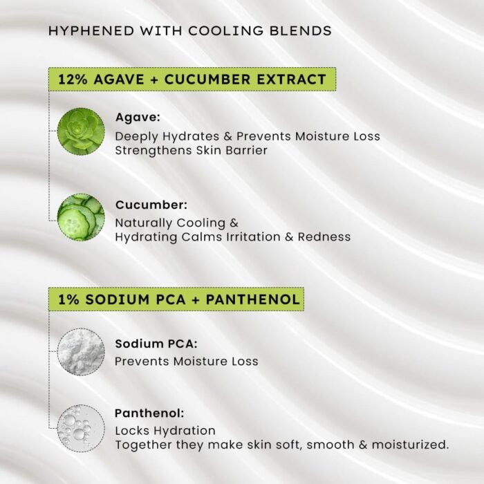 Hyphen Fluid Cooling Sunscreen SPF 50 PA++++ | Ultra Lightweight For Oily, Combination, Normal Skin | Broad Spectrum UVA/UVB Protection For 8 Hours | Non-greasy & Fast Absorbing | For Men & Women-50ml - Image 6