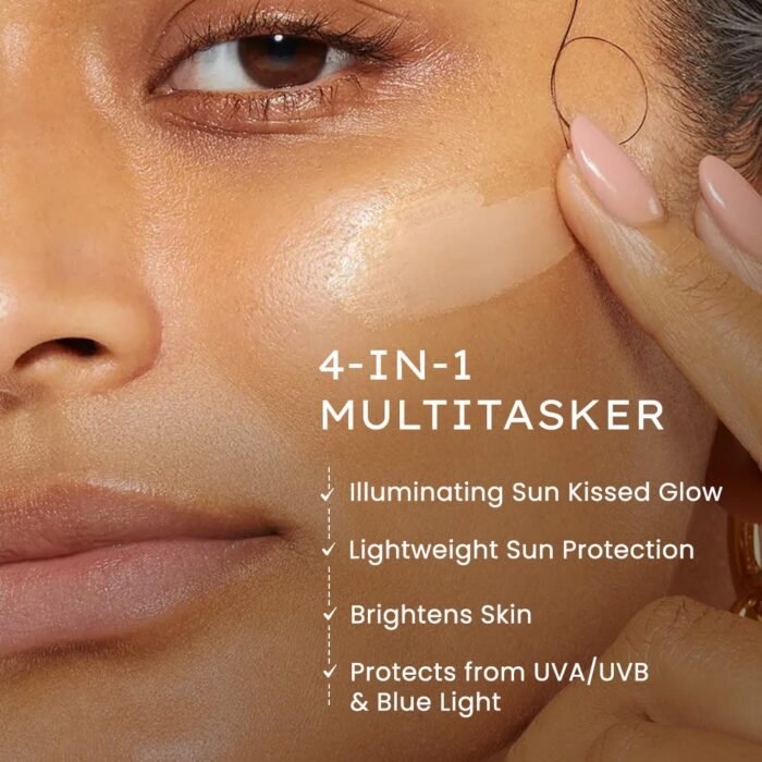 Hyphen Golden Hour Glow Sunscreen Spf 50 Pa++++ Dewy Glow & Bright Skin| Vitamin C Rich-10% Kakadu Plum & Peptides| Winter Sunscreen Moisturizer for Women & Men|Lightweight & Non Greasy, Uv & Blue Light Protection|Dry & All Skin Types - 40G - Image 7