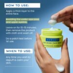 Hyphen Ice Dunk Instant Cooling Face Mask with 31% Skin Cooling Actives | 3% Caffeine - Instant Depuff, Tightening & Pore Reduction | Winter Face Care Routine | Collagen Boost Cryo Therapy Face Pack For Glowing Skin - 50 gm - Image 9