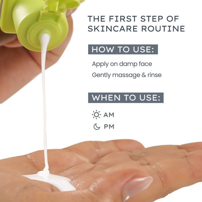 Hyphen Moisturizing Creamy Cleanser for Dry & Sensitive Skin | 2% Ceramides & Polyglutamic Acid | Barrier Repair, Hydration & Gentle Cleansing | Facewash for All Skin Types | For summer | Skin Care Products | Daily Cleanser For Men & Women - 100ml - Image 6