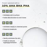 Hyphen Resurfacing 10% AHA BHA PHA Exfoliator | Instant Exfoliation with 20% Pineapple Extract | Leave-on Serum | Smoothens Texture, Unclogs Pores, Non-irritating | Facial Serum for Men & Women - 50ml - Image 3