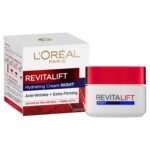 L'Oreal Paris Anti-Ageing Night Cream, With Pro-Retinol and Fibrelastyl, Hydrated & Smoother Skin, Revitalift, 50ml - Image 5