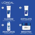 L'Oréal Paris Aura Perfect Night Cream, Vitamin C and E with Tourmaline, Brightening and Moisturising, 50ml - Image 4