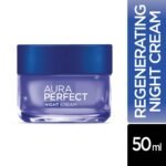 L'Oréal Paris Aura Perfect Night Cream, Vitamin C and E with Tourmaline, Brightening and Moisturising, 50ml - Image 7
