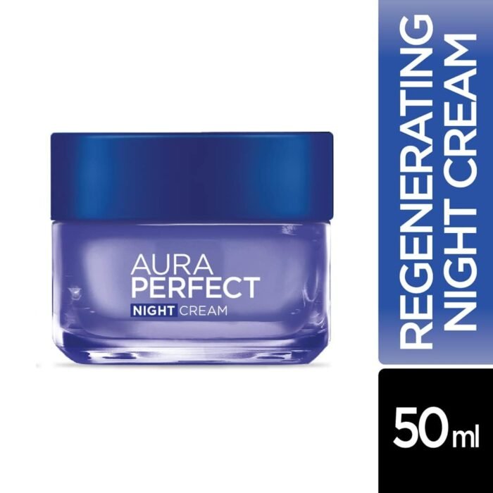 L'Oréal Paris Aura Perfect Night Cream, Vitamin C and E with Tourmaline, Brightening and Moisturising, 50ml - Image 7