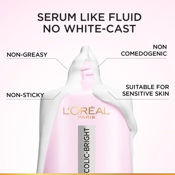 L'Oréal Paris Glycolic Bright UV Fluid SPF 50+ PA++++, 50ml - Image 4