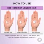 L'Oreal Paris Hyaluron Moisture Hydra Filling Leave-in Night Cream, Powered by Hyaluronic Acid, For Dry & Dehydrated Hair, Volume-180ml, Makes hair frizz-free, bouncy and hydrated for up to 72HR - Image 7