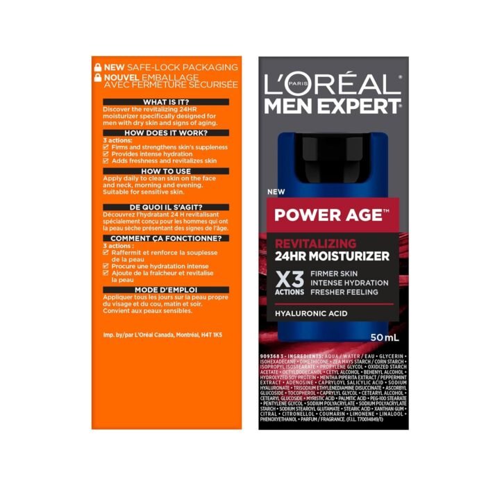 L'Oreal Paris Men's Expert Vita Lift 5 Moisturiser Complete Anti-Ageing Cream (50ml) - Image 8
