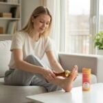 Livronic Ayurvedic Dual Kansa Wand massager | Both Side Bronze Cap - Certified Kansa Ayurveda Face Yoga Beauty Tool - Facial,Neck & Under-eye Massage with Orginal Teak wood Handle - Image 6