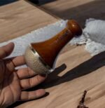 Livronic® Kansa Vati Foot Massager | Kansa wand foot massager with Teak Wood Handle | Ayurvedic Bronze Kasya Vatki / Kansya Bowl (Katori) Vati | Detox, Foot Relaxation & Stress Relief Tool | Swakansa (Large) - Image 7