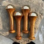 Livronic Kansa Wand Massager for face,Body & Foot| Kansa Vati Foot Massager with Teak Wooden Handle | 100% Bronze Kasa/Kasya Vati |Ayurvedic Kansya Wati for Body Wellness, Detox & Relaxation (4.5 cm Bronze Cup) - Image 8