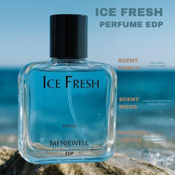 Menjewell Ice Fresh Perfume Spray For Unisex, Long Lasting Refreshing Fragrance Scent For Men and Women, Ideal for Gifting and Special Occasions, Best Everyday Fragrance 50ml - Image 2