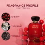 Nisara Cherry Bloom Gourmet Perfume For Woman 100 ml | Long Lasting Eau De Parfum | Fruity - Floral Fragrance With | Cherry, Plum, Tuberose, Vanilla, Musk, Amber, Sandalwood | EDP Scent spray for Women | Premium Perfume For Her - Image 2