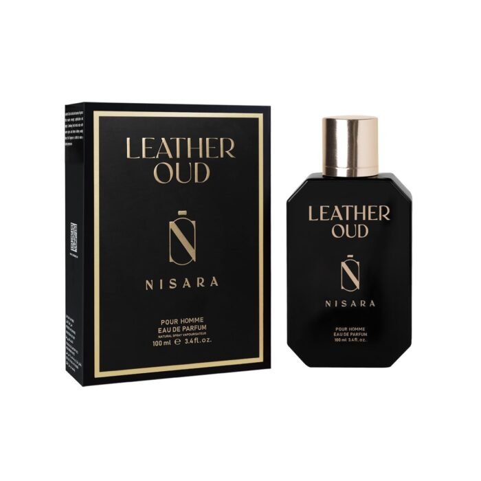 Nisara Leather Oud Perfume For Men 100 ml | Long Lasting Eau De Parfum | Spicy- Leather Fragrance | With Leather, Oud, Sandalwood, Amber, Saffron, Bergamot Notes | EDP Scent Spray for men | Premium Perfume For Him - Image 7