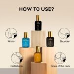 Nisara Long Lasting Men Perfume Gift Set 4x15ml(60ml) | Notes:- Citrus Musky, Fresh Aqua, Woody Oud with | Men Of The Night | Blue Seduction | The Legend | Smoky Oud | Travel & Pocket-friendly perfume kit for all moods & occasions | Ideal gift for men, Husband, Friend, Boyfriend | Premium Perfume For Men - Image 6
