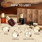 Nisara Long-Lasting Unisex Oud Gift Set 4x15ml(60ml) | Notes:- Rose, Musk, Leather, Woody Oud | Travel & Pocket-Friendly Perfume Kit for All Moods & Occasions | Perfect for Men, Him, Her Woman, Wife, Friend, Girlfriend, and Boyfriend - Image 2