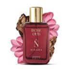 Nisara Rose Oud Unisex Perfume for Men and Woman - 50 ml | Long Lasting Eau De Parfum | Rose-Amber Fragrance with Rose,Pear,Oud,Amber, Musk | EDP Scent for Men and Woman|Premium Perfume For Him & Her