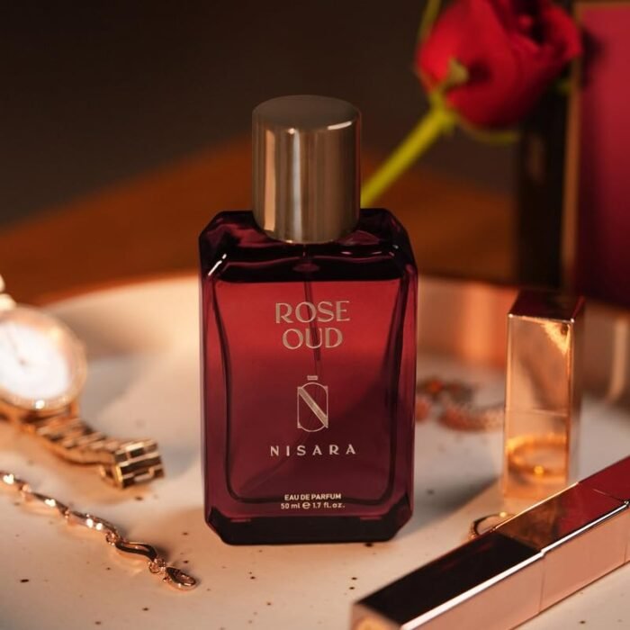 Nisara Rose Oud Unisex Perfume for Men and Woman - 50 ml | Long Lasting Eau De Parfum | Rose-Amber Fragrance with Rose,Pear,Oud,Amber, Musk | EDP Scent for Men and Woman|Premium Perfume For Him & Her - Image 5