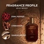 Nisara Spice Absolut Eau de Parfum for Men 100ml |Long-Lasting Premium Perfume| Spicy Woody Fragrance with Cardamome, Lavender, Cinnamon,Sandalwood & Musk Notes | Bold, Sophisticated Fragrance for Him - Image 2