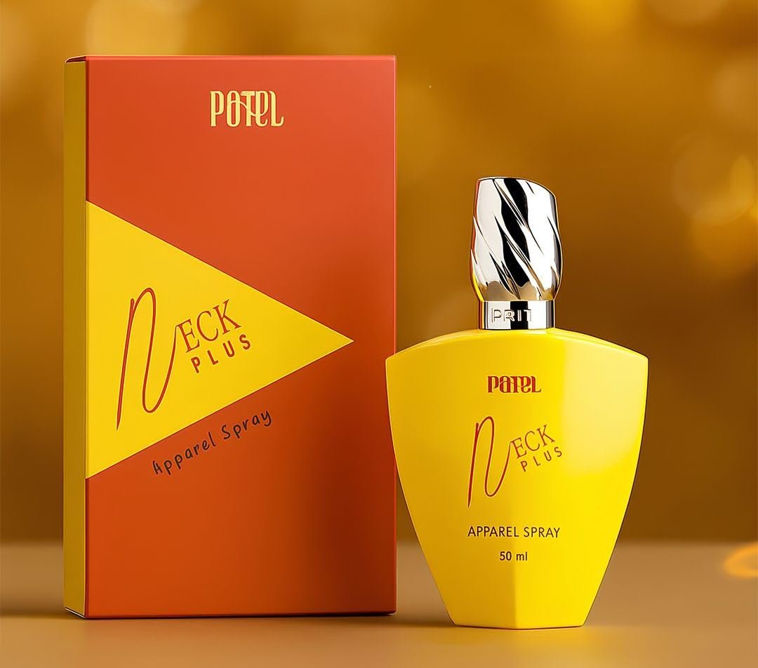 PATEL Neck Plus Perfume 50ml 1 PATEL Neck Plus Perfume | Long Lasting Perfume for Men & Women Gift | Premium Luxury Fragrance Scented Liquid | Aromatic Blend of Amber & Musk | Suitable for Every Day & Occasion (50 ML) - Image 1