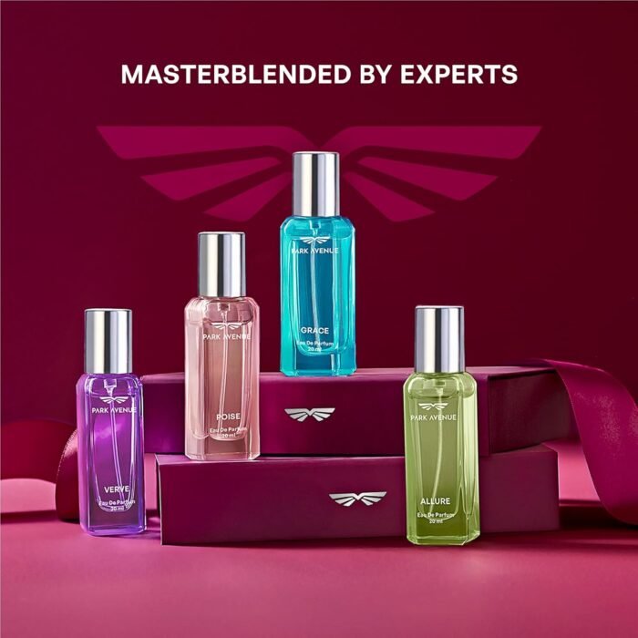 Park Avenue For Her | Luxury Perfume Gift Set for Women | 4x20ml | Poise, Grace, Verve, Allure | Long Lasting EDP | Fresh | Floral | Premium Fragrance - Image 3