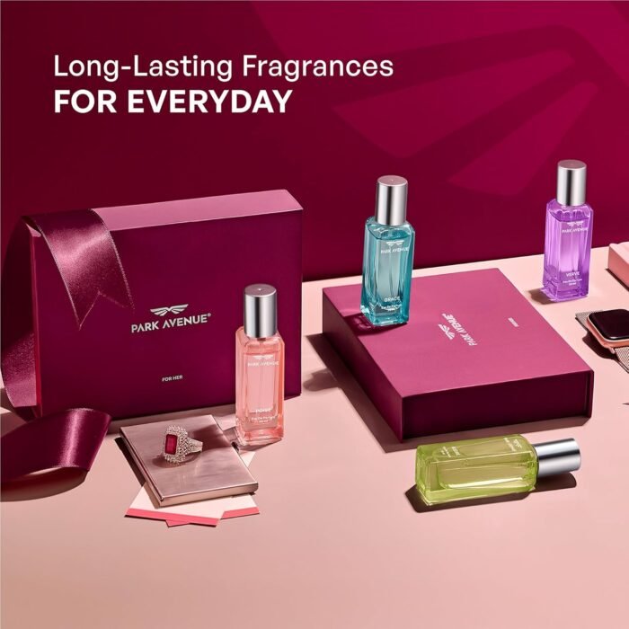 Park Avenue For Her | Luxury Perfume Gift Set for Women | 4x20ml | Poise, Grace, Verve, Allure | Long Lasting EDP | Fresh | Floral | Premium Fragrance - Image 4