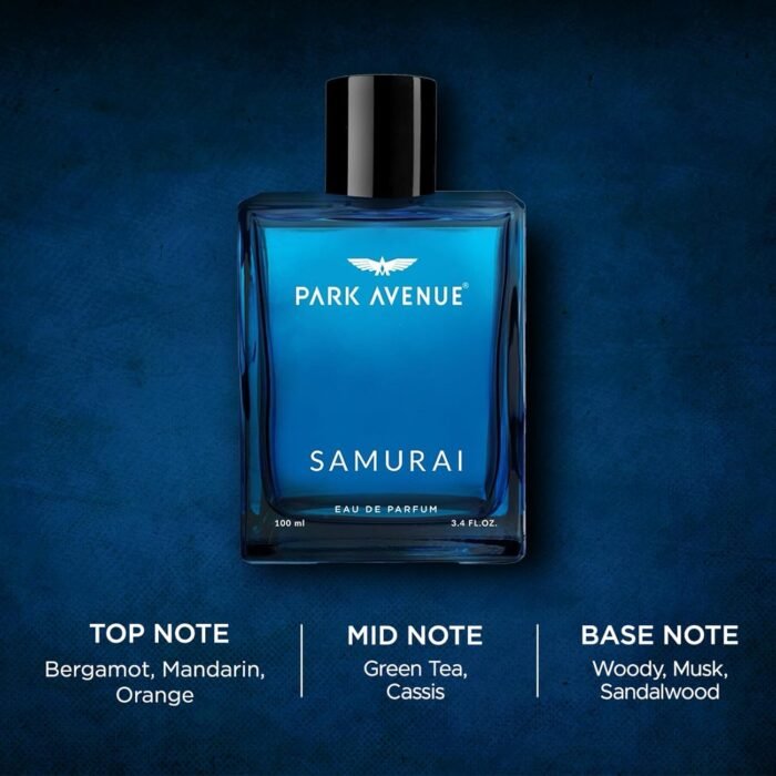 Park Avenue Samurai, Eau De Parfum Men, 100ml | Long Lasting Perfume Spray For Men | Premium Luxury Fragrance Scent Aromatic | Suitable For Every Occasion - Image 4