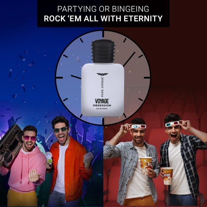 Park Avenue Voyage Obsession Signature Collection, Liquid Eau De Parfum Men, 50Ml | Long Lasting Perfume for Men | Diwali Gift | Premium Luxury Fragrance Scent | Aromatic Blend of Amber & Musk - Image 4
