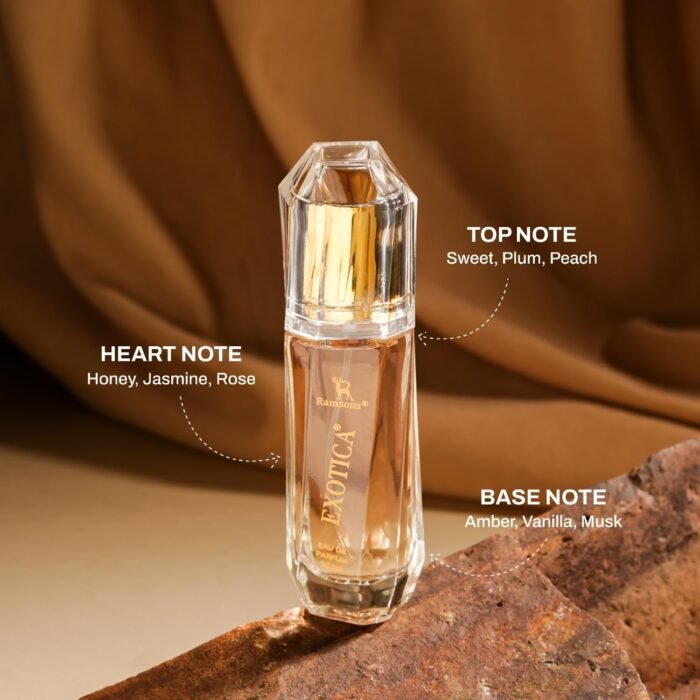 Ramsons Exotica Perfume for Women - 30ml | TN - Fruity,Sweet, Plum & Green | MN - Honey & Floral | BN - Amber, Vanilla & Musk - Image 5