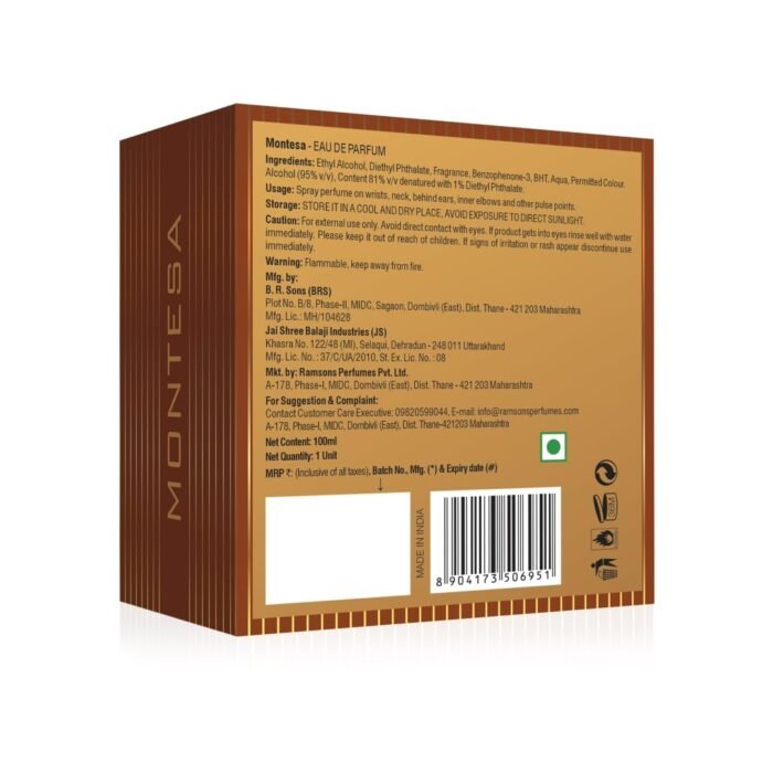 Ramsons Montesa Eau De Parfum - 100 ml | Premium Long Lasting Fragrance Spray - Image 5