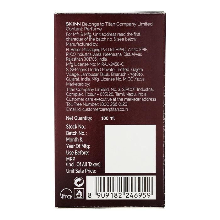 Skinn 24Seven Scarlet | Titan Perfume for Women| Long Lasting| Gift for Her - Image 4