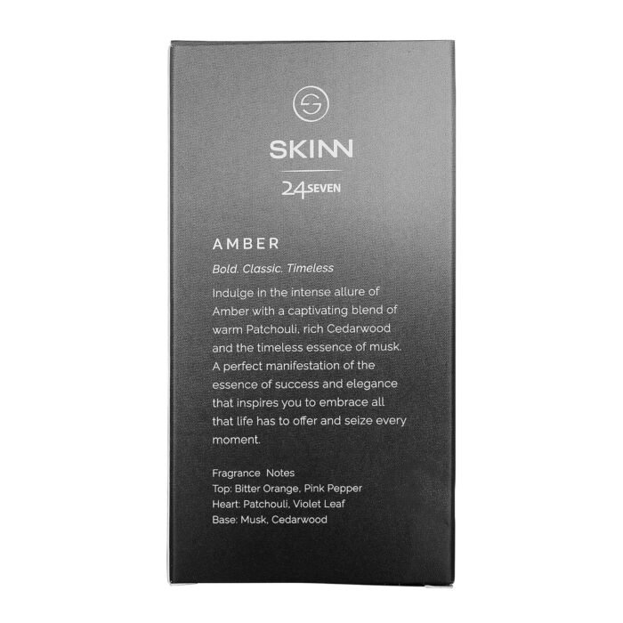 Skinn By Titan | 24Seven Amber Perfume - 100 Ml | Perfume For Man | Gift for Men | Premium Fragrance | Grooming Essentials | Long Lasting Smell for Men | Eau De Parfum - Image 7