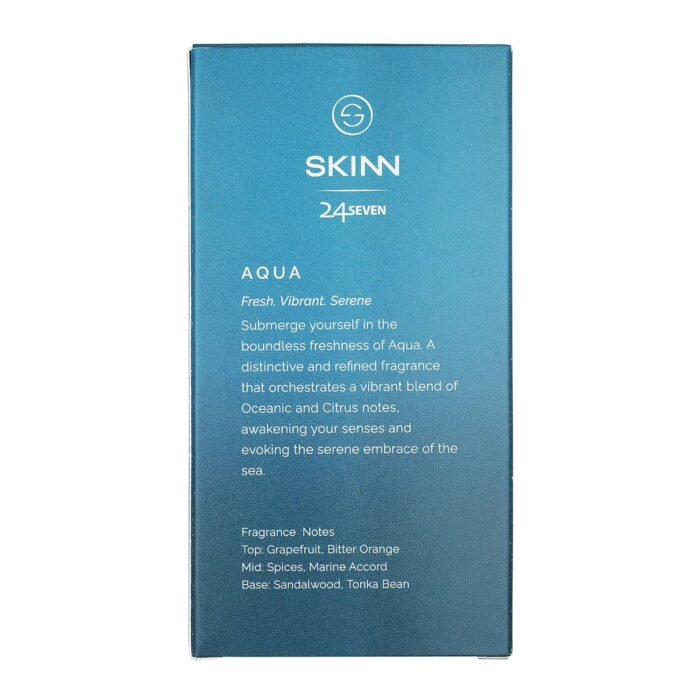 Skinn By Titan | 24Seven Aqua Perfume - 100 Ml | Perfume For Man | Gift for Men | Premium Fragrance | Grooming Essentials | Long Lasting Smell for Men | Eau De Parfum - Image 5