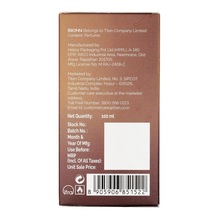 Skinn By Titan | 24Seven Woody Perfume - 100 Ml | Perfume For Man | Gift for Men | Premium Fragrance | Grooming Essentials | Long Lasting Smell for Men | Eau De Parfum - Image 8