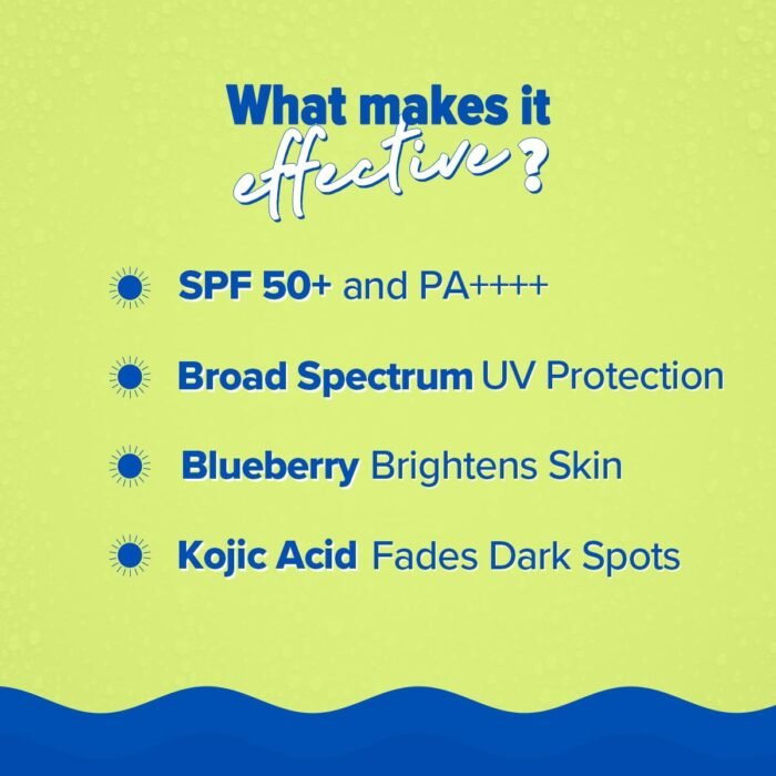Aqualogica Bright+ Makeup-Set Sunscreen Mist SPF 50+ PA++++ with Blueberry & Kojic Acid | Ultra-Fine Mist for Easy Application over Makeup | Quick Drying | Sets Make-Up | No White Cast | Easy Reapplication | Hydrates & Refreshes | 80 ml - Image 6