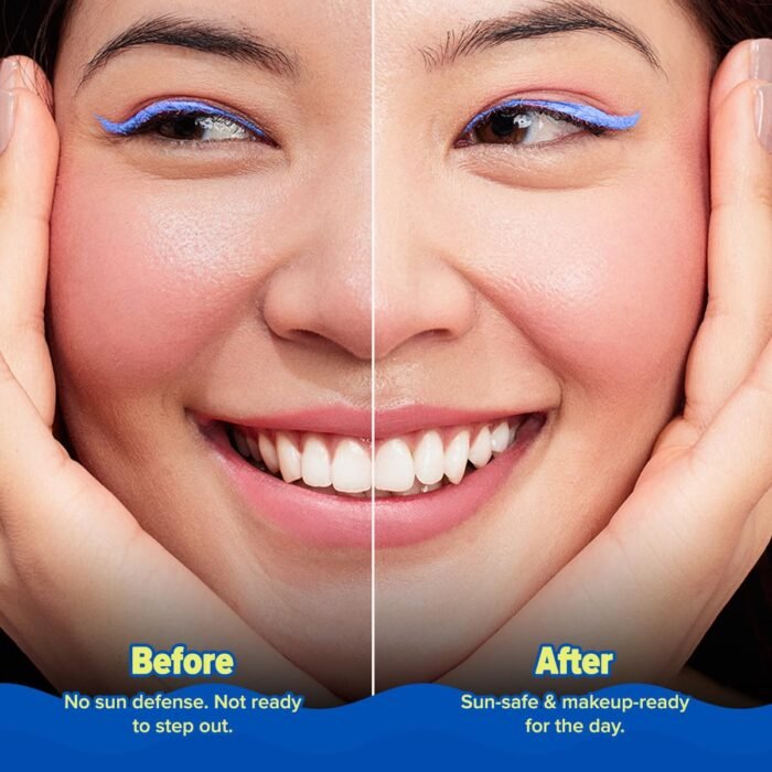 Aqualogica Bright+ Makeup-Set Sunscreen Mist SPF 50+ PA++++ with Blueberry & Kojic Acid | Ultra-Fine Mist for Easy Application over Makeup | Quick Drying | Sets Make-Up | No White Cast | Easy Reapplication | Hydrates & Refreshes | 80 ml - Image 7