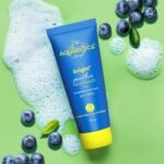 Aqualogica Bright+ Smoothie Face Wash | Brightening Face Wash for Glowing Skin | Deep Cleansing & Gentle Exfoliation | With Blueberry, Kojic Acid, AHAs & BHAs | For All Skin Types | For Men & Women | 100 ml - Image 2