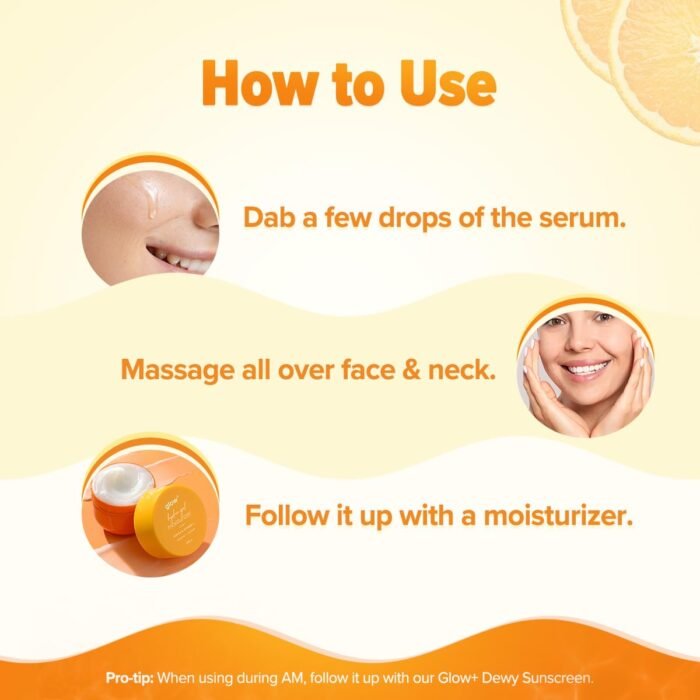 Aqualogica Glow+ 30X* Vitamin C Hydrating Essence Serum- 50ml | Brightens Skin I Power of 30X* Vitamin C I Lightweight & Non-sticky | For Men and Women - Image 4