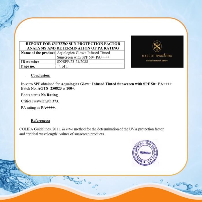 Aqualogica Glow+ Infused Tinted Sunscreen For All Skin Types Spf 50+ Pa++++ With Papaya & Vitamin C | Protection Against Uva/B | Universal Tint | For Glowing & Sun-Safe Skin | 50 Gm, Pack Of 1 - Image 8