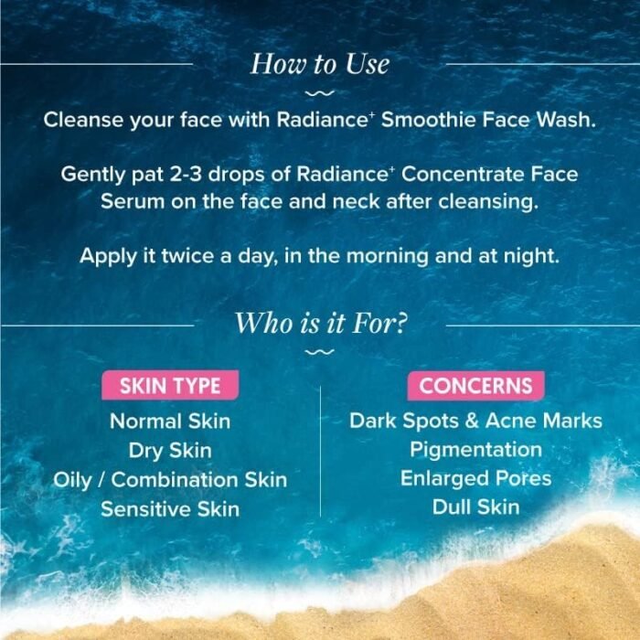 Aqualogica Radiance+ Concentrate Niacinamide Face Serum with Watermelon for Men and Women Radiant Look -For Glowing, Oily and Dry Skin -30ml - Image 5