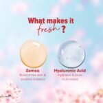 Aqualogica Refresh+ Cherry Blossom Bloom Perfume Body Mist with Zemea and Hyaluronic Acid - 150 ml | Sweet Floral & Fruity Notes of Pear & Jasmine | Long-Lasting Fragrance | Hydrating & Non-Irritating - Image 6