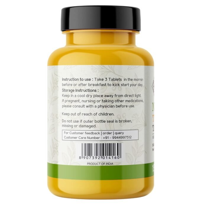 Ayurveda Neem Turmeric with Black pepper Tablets 150 Tablets, Pure Turmeric Root Powder and Neem Leaf Powder - Image 9