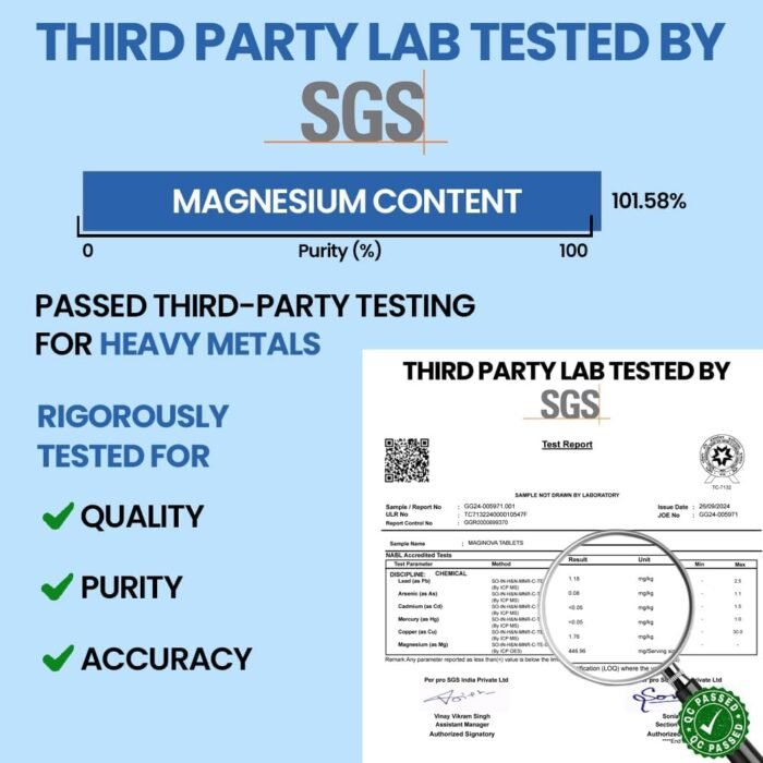 Carbamide Forte Chelated Magnesium Glycinate Supplement 2000mg Per Serving | Magnesium Supplement Supports Muscle Recovery & Better Sleep - 120 Veg Tablets - Image 5