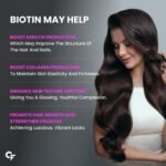 Carbamide Forte High Potency Biotin Tablets 10000mcg For Hair Growth 60 Veg Tablets - Image 4