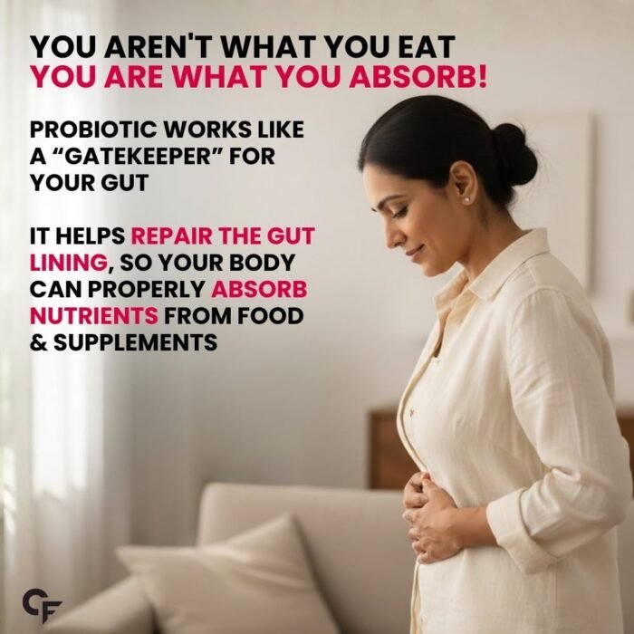 Carbamide Forte Probiotics Supplement 50 Billion CFU Gut Health Supplements with Probiotic | Gut Cleanse with Prebiotics and Probiotics – 60 Capsules - Image 4
